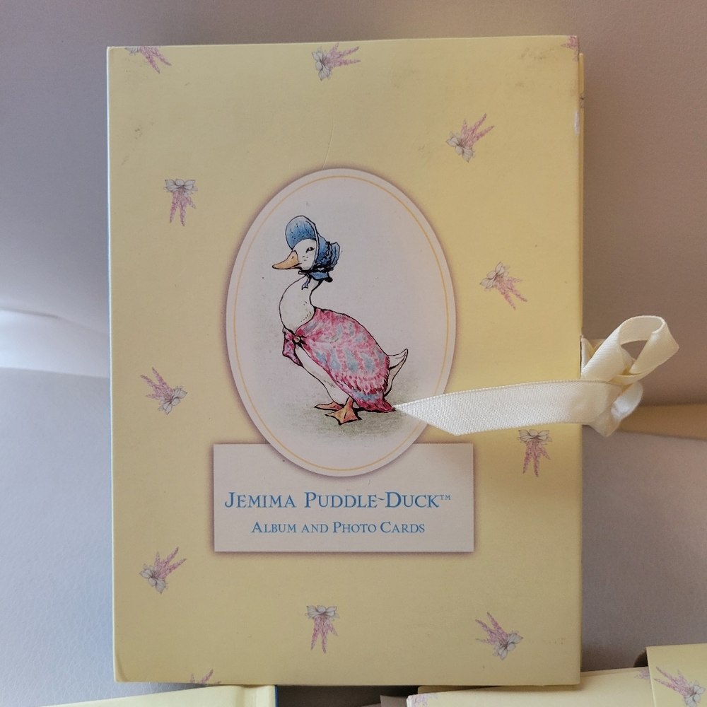 Jemima Puddle-Duck Yellow Journal & Photo Card Sets (2) ~ Beatrix Potter ~ Cute! - Picture 10 of 13